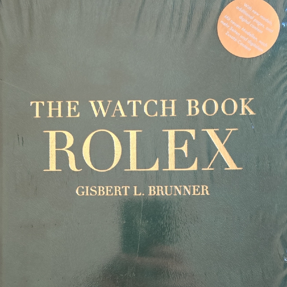 Rolex Watch Book in Green and Gold